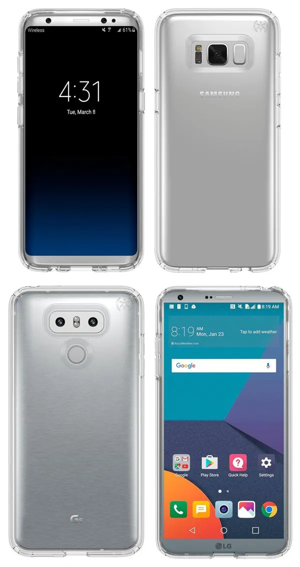 三星S8、LG G6定妆照双双曝光 韩国旗舰你更爱哪台？