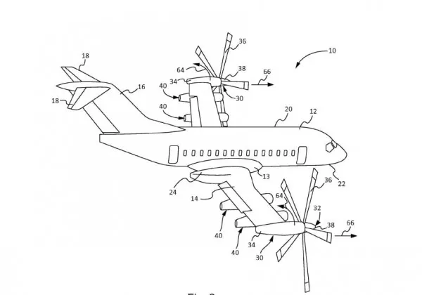 波音航空公司新专利：垂直起降客机