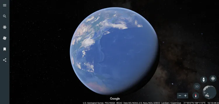 “谷歌地球”大版本更新：想让你沉醉在美丽的地球