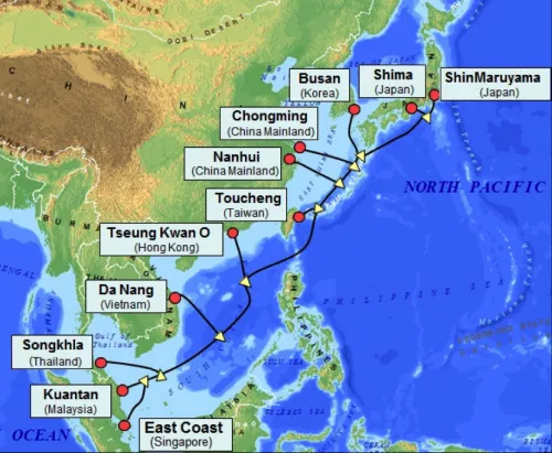 NEC成功交付“APG”海底光缆项