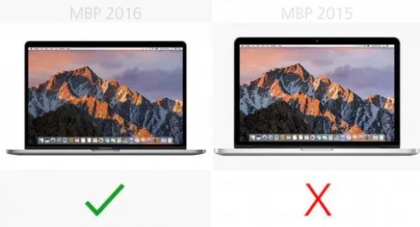 规格参数对比：15寸MacBook Pro 2016 vs 2015