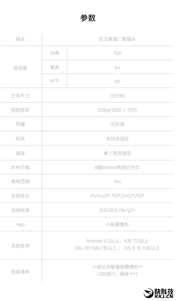 小蚁智能摄像机云存版发布：99元还送半年云存