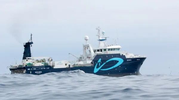 升级后的拖网渔船对鱼类废弃物进行再利用