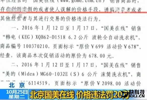 促销价竟比原价还高！国美在线虚构促销被罚20万