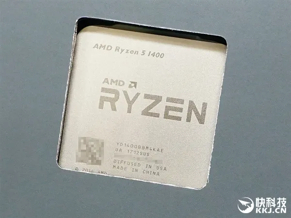 1299元Ryzen 5 1400开盖：AMD入门四核比Intel i7良心