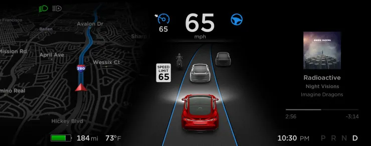 特斯拉向车主推送“Autopilot 2.0”，这一次表现得并没那么激进