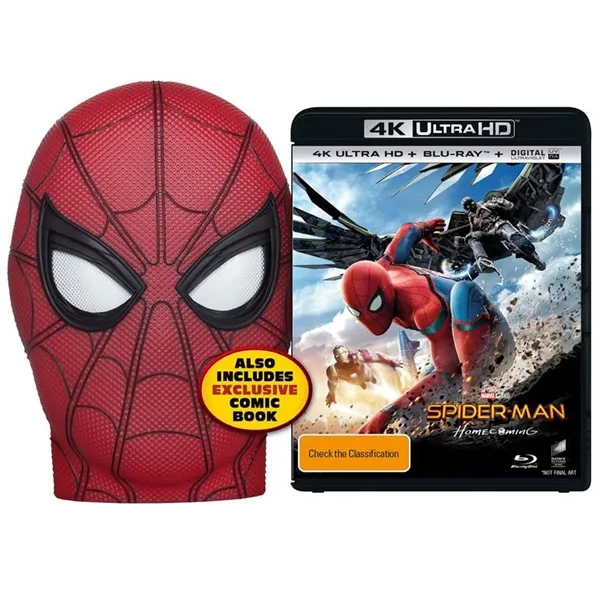 《蜘蛛侠：英雄归来》4K版公布：送小虫同款面罩