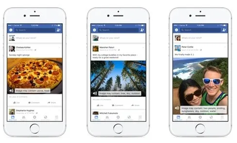 Facebook将反馈融入AI系统：视障者现在也能“读懂”照片