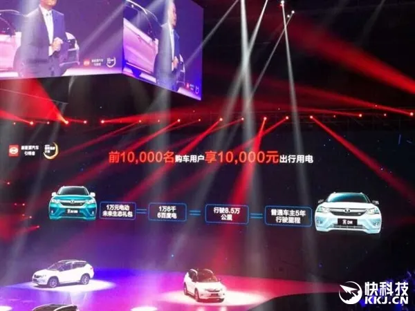 比亚迪宋DM/宋EV300新能源SUV上市：补贴后17.99万起