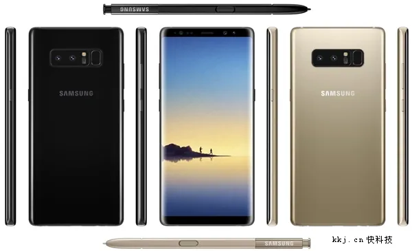 三星Note8首发上市时间曝光！7千元标配无线耳机