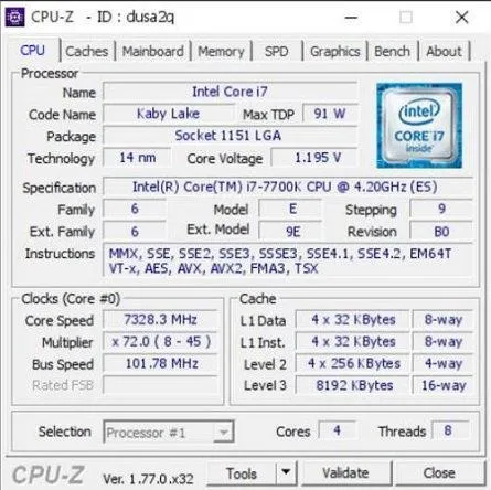 液氦-273度镇压！Intel i7-7700K狂超7.2GHz：四核全开