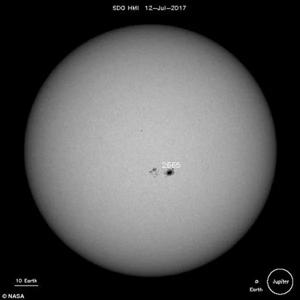 太阳表面出现巨大黑子：影响地球人类通讯