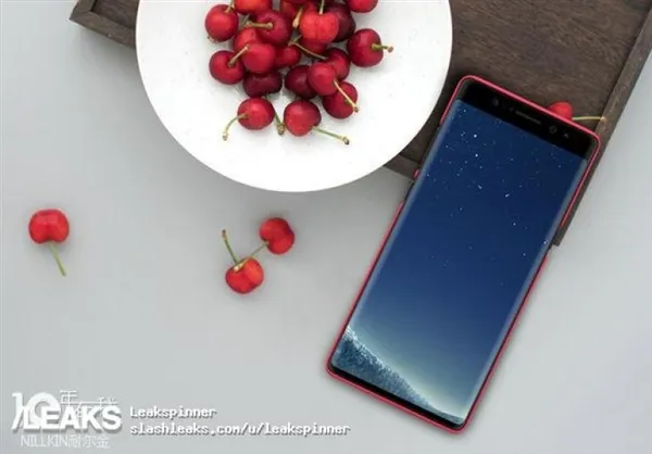 S8情何以堪！三星Note8新外形曝光：额头突然变宽