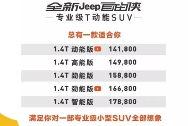 国产Jeep自由侠上市：浓浓复古风 14.18万起