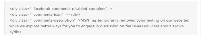 微软暂时关闭MSN网站的评论功能