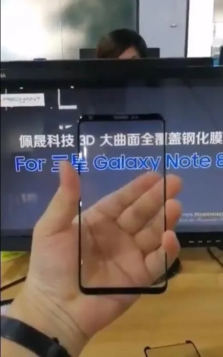 三星Note8前面板曝光 屏占比更高一些