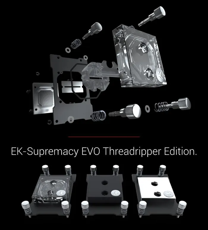 EK发布锐龙Threadripper处理器水冷头，终于可以完美覆盖CPU
