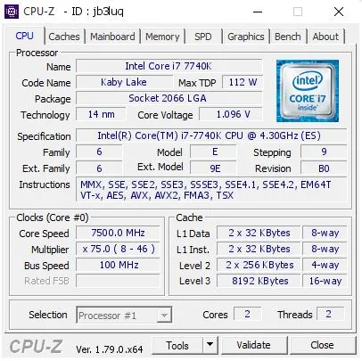 技嘉为Core i7-7740X超频7.5GHz花了13.6万元，但华硕抢了新记录