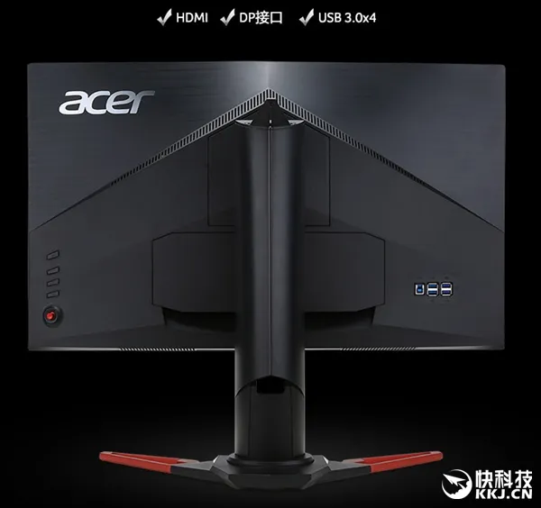 3999元！宏碁发布掠夺者Z271电竞曲面显示器：144Hz/G-SYNC