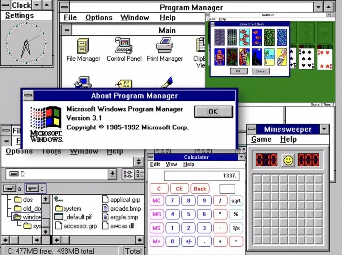 微软Windows 3.1系统25岁了