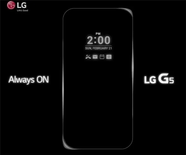 人性化！LG G5将支持Always ON模式