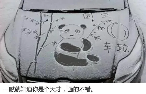 北方大雪炸出一波车身段子手：只服最后一个