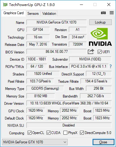 GPU-Z 1.9.0正式版发布：历经9年89个测试版，终于修成正果