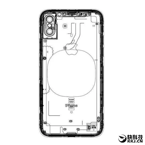 5米内无线充电！iPhone 8官方新设计图曝光：指纹前置