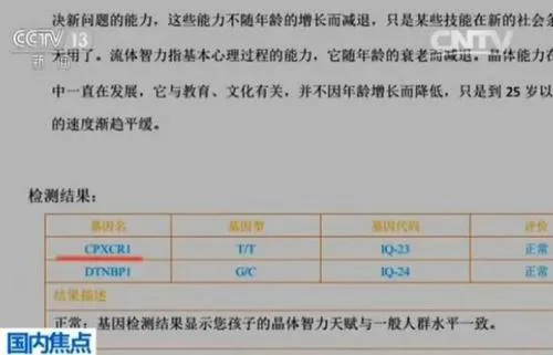 测身体测情商测天赋 “基因检测”真有这么神奇吗？