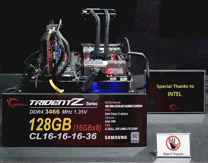 芝奇在Computex 2016上展示内存新品：频率高达4500MHz！