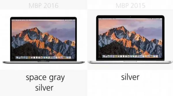 规格参数对比：15寸MacBook Pro 2016 vs 2015