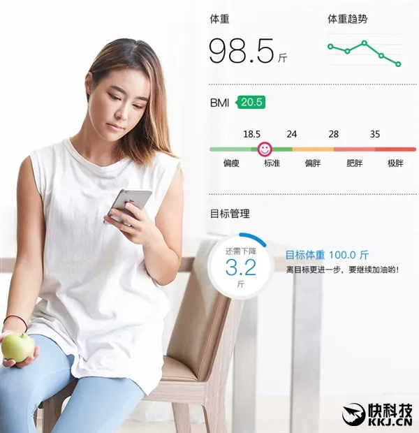 云麦好轻SE智能体重秤发布：69元/精确感知一杯水