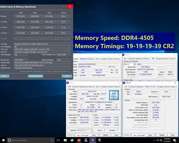 芝奇推出Trident Z DDR4-4333高频内存套装，未来会有4500MHz