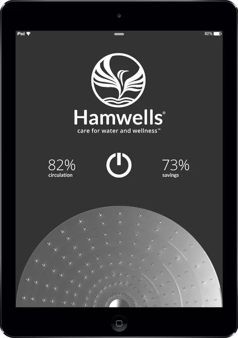 Hamwells智能淋浴系统节约水和能源