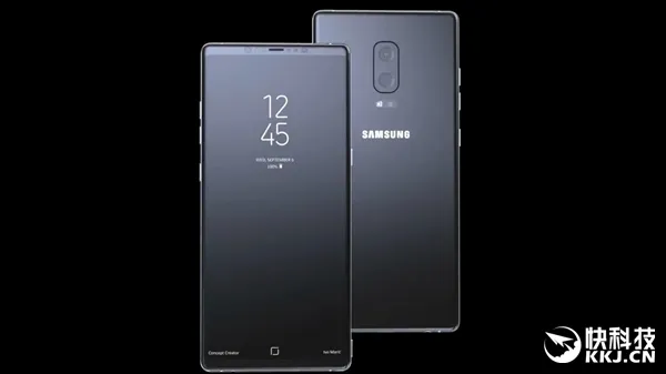 三星Galaxy Note8最逼真概念渲染图：很完美的说