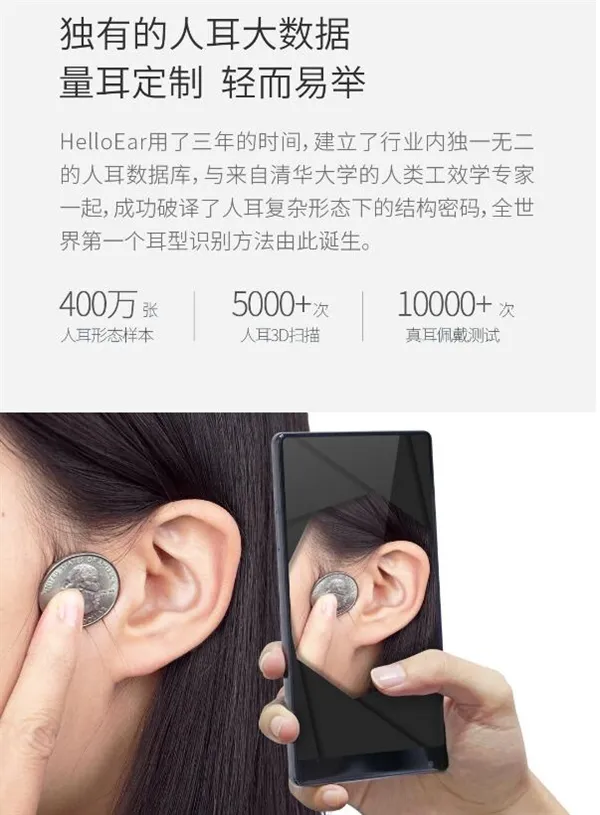 小米众筹HelloEar Arc耳机发布：299元可量耳定制