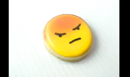 奶油饼干版的emoji表情包 要不要来一打！