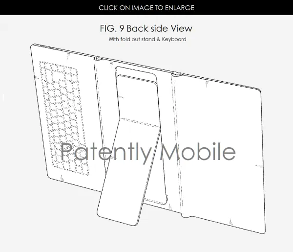 最新设计专利显示三星的三段式可折叠平板