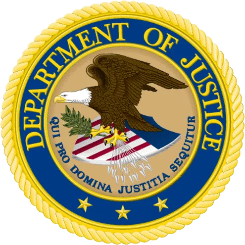 美国司法部标志图片