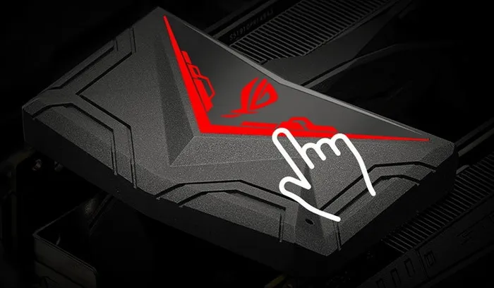 华硕推出最有逼格的ROG SLI HB桥：不止有RGB灯，还可以触摸