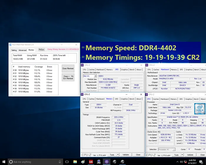 芝奇推出Trident Z DDR4-4333高频内存套装，未来会有4500MHz