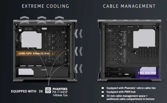 为信仰升级，追风者Enthoo EVOLV ATX迎来钢化玻璃双侧透 