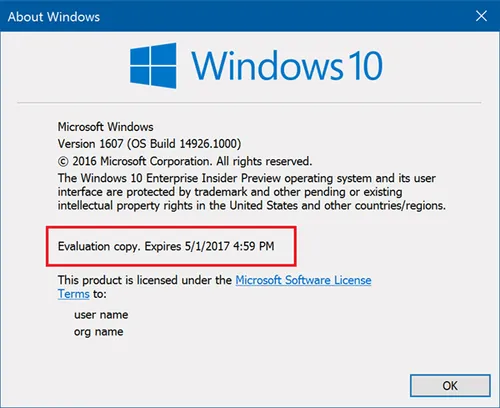 Windows 10预览计划即将结束，继续使用后果严重