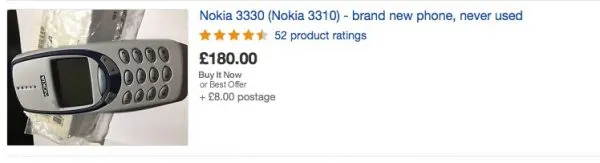 [图]Nokia 8800现在还能卖多少？