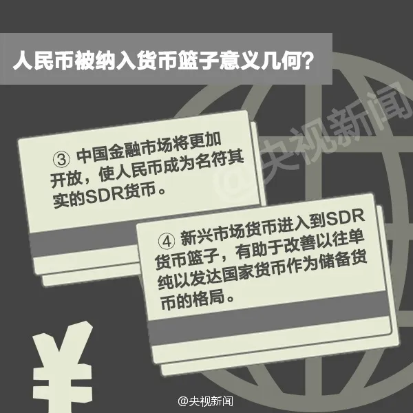 人民币正式纳入SDR！影响每一个中国人