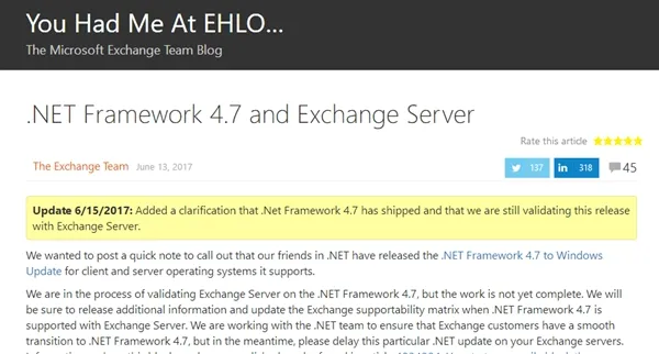 Windows自动更新的.NET Framework 4.7补丁居然未经验证