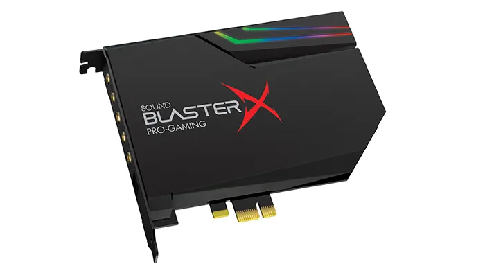 RGB灯攻陷PCI-E声卡，创新推出Sound BlasterX AE-5游戏声卡