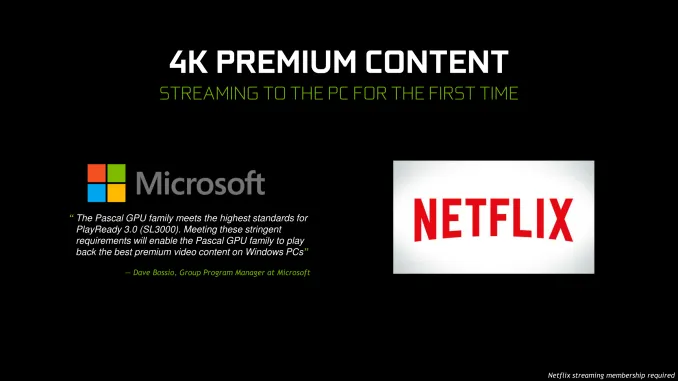 NVIDIA悄然为Pascal显卡推出Netflix的4K流媒支持