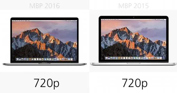 规格参数对比：15寸MacBook Pro 2016 vs 2015