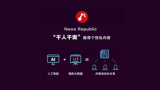 猎豹移动旗下News Republic推出人工智能内容分发平台